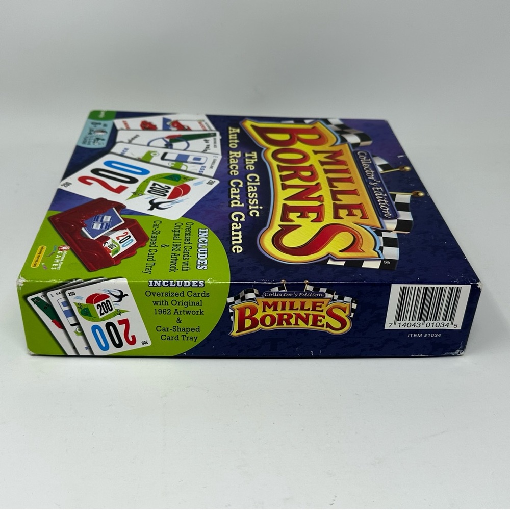 2010 Mille Bornes Card Game Collectors Edition with Car Shaped Tray Complete - Picture 11 of 11
